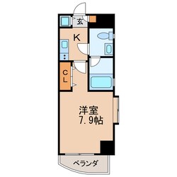 カレント新栄の物件間取画像